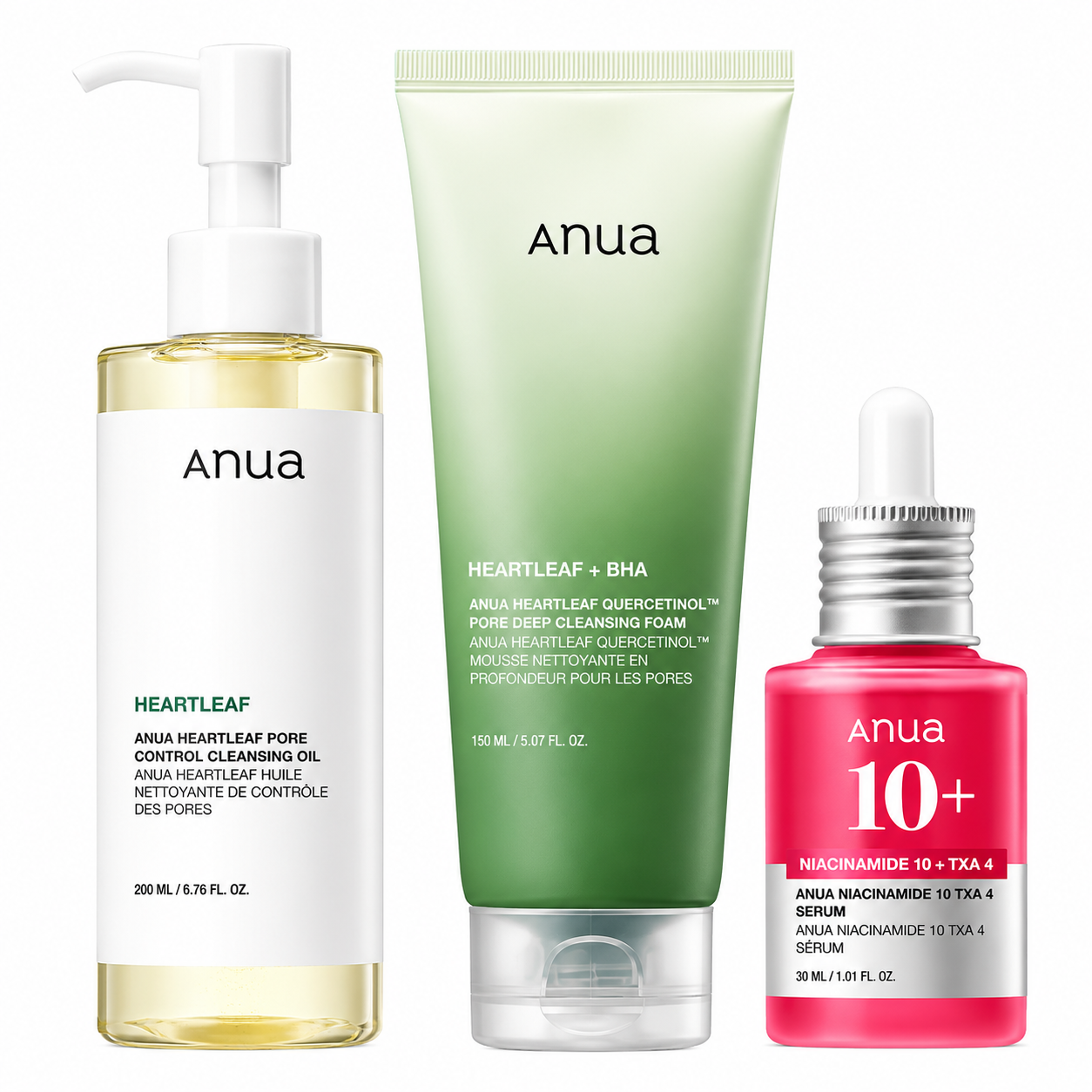 ANUA Glass Skin Essential Set