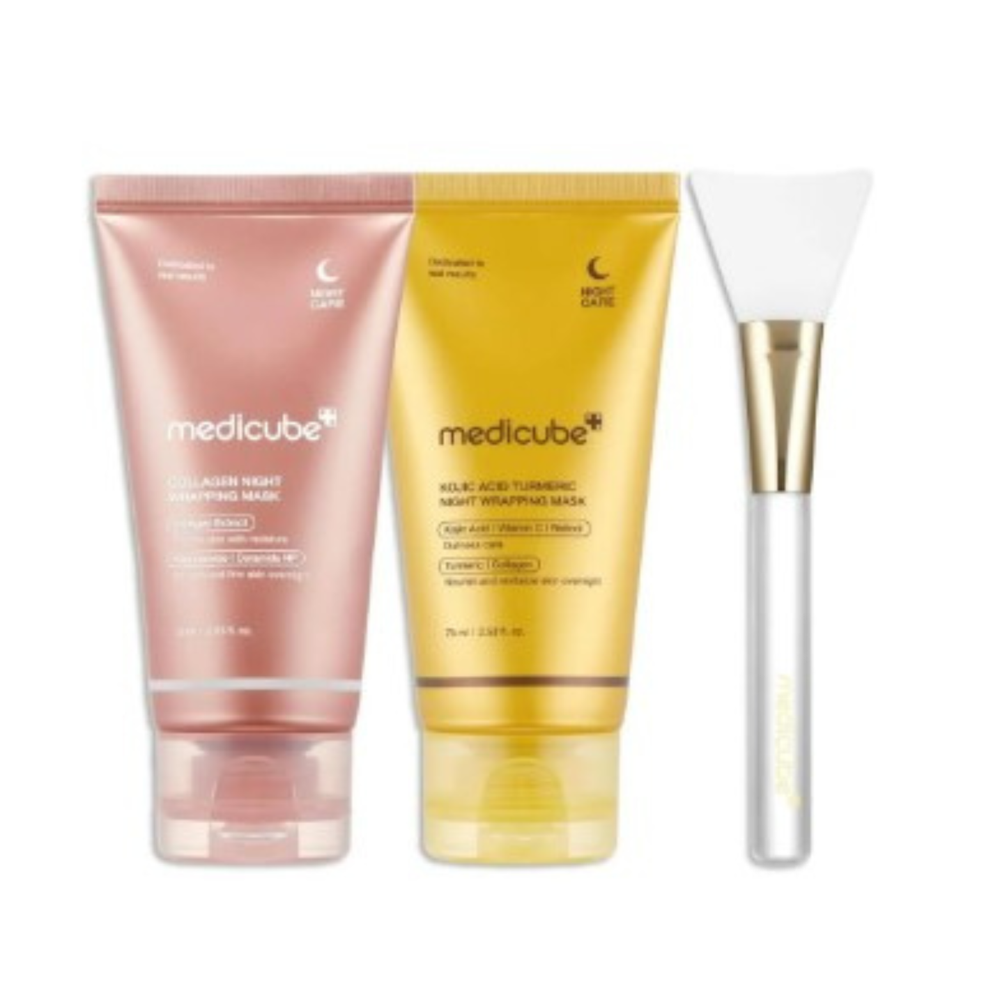 MEDICUBE Viral Glass Glow Overnight Wrapping Mask Duo 150 g
