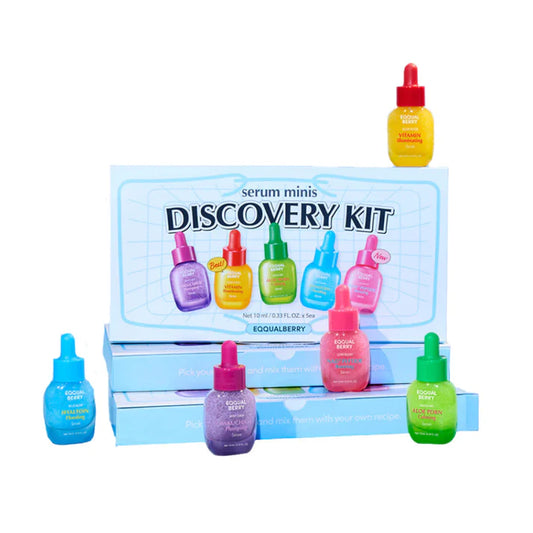 EQQUALBERRY Serum Discovery Kit (5 Mini Serums, 10 ml each)