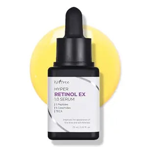 ISNTREE Hyper Retinol EX 1.0 Serum | 5 Peptides | 5 Cermaides | Helps Reduce Fine Lines 20 ml