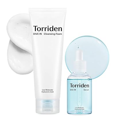 TORRIDEN Dive-in Hyaluronic Acid Serum+ Dive-in Cleansing Foam