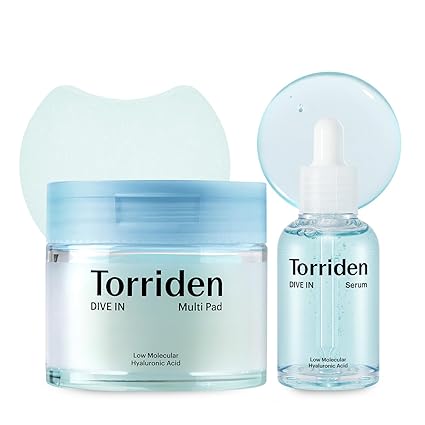 TORRIDEN DIVE IN Serum 1.69 fl.oz. + DIVE IN Toner Pad (80 pads) 150 ml