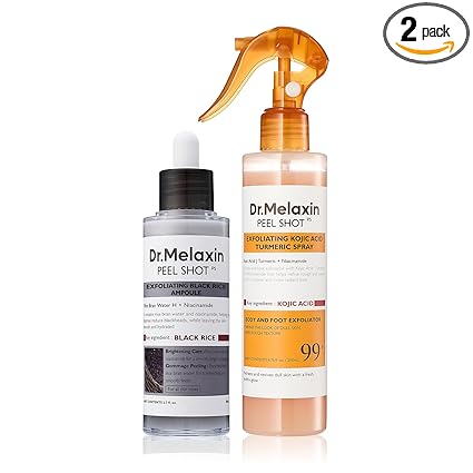 Dr. MELAXIN Body & Face Peel Shot Duo Glow Set