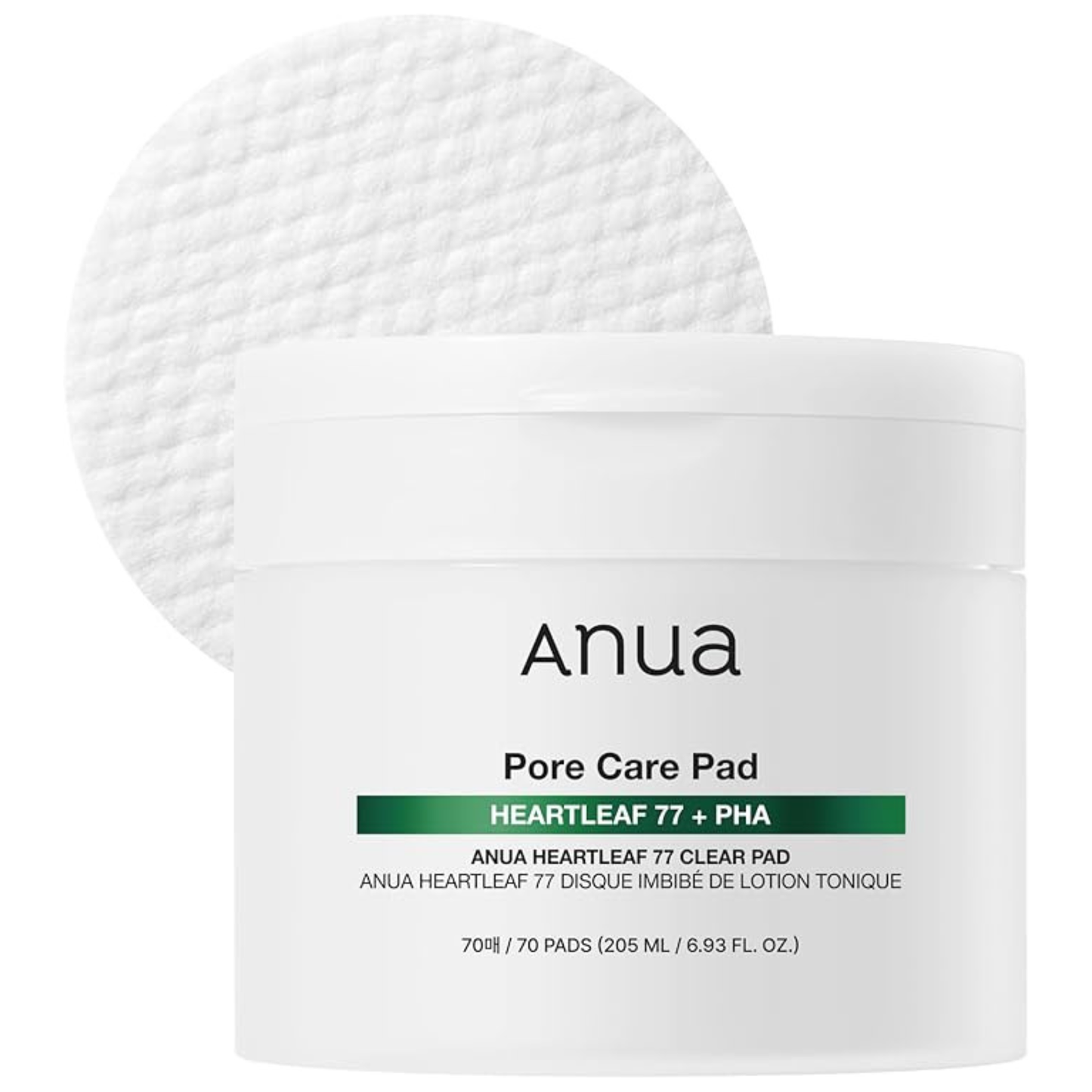 ANUA Heartleaf 77+ PHA Toner Pads (70 ea) 205 ml