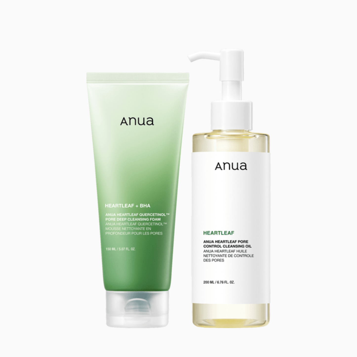 ANUA Heartleaf Double Cleansing Duo Set