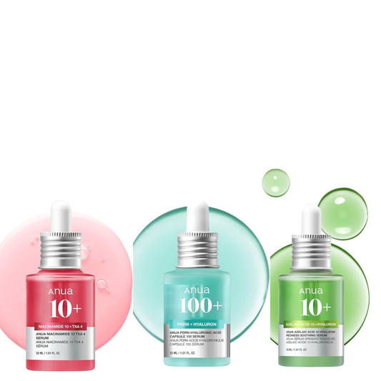ANUA Brightening & Skin Repair Serum Trio Set