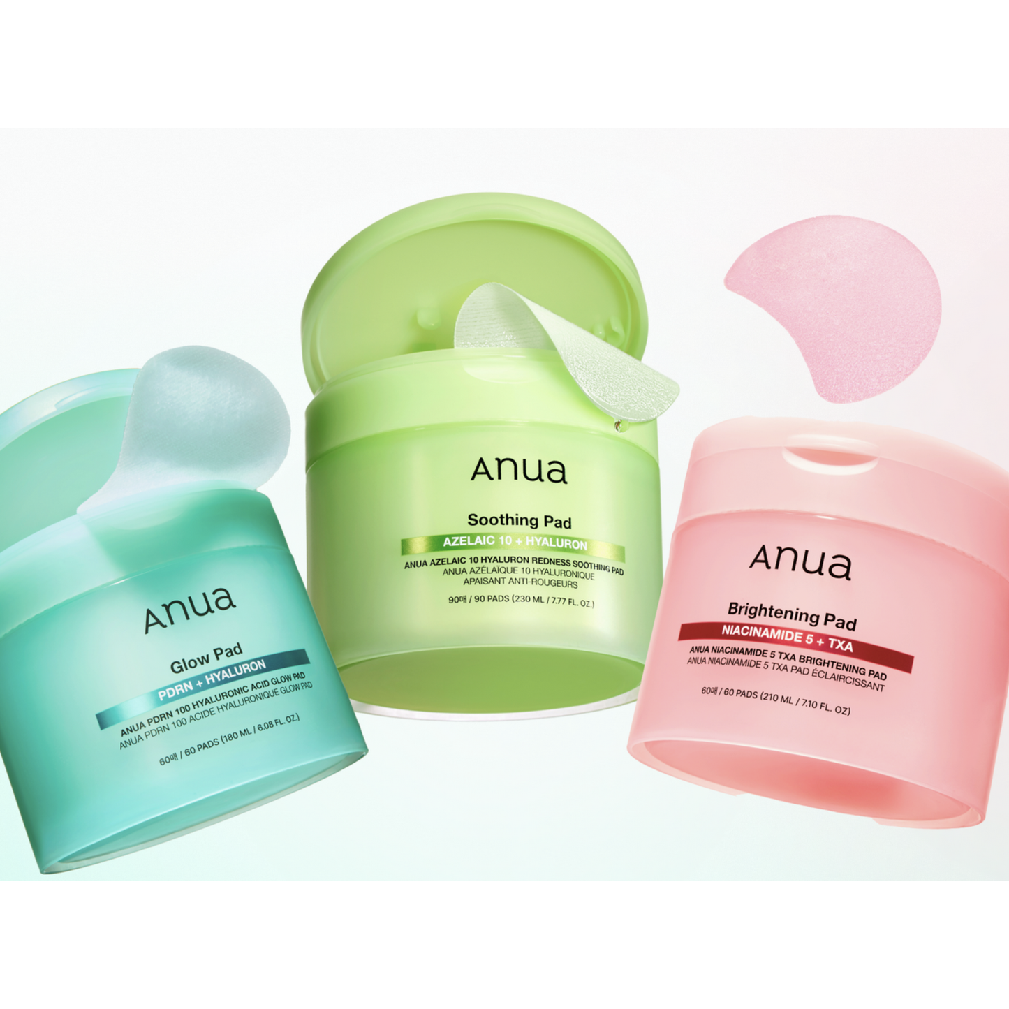 ANUA Face Pads Trio Set