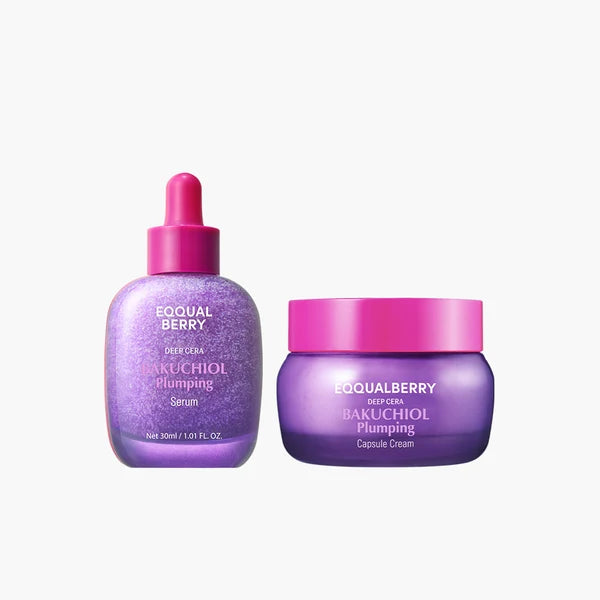 EQQUALBERRY Bakuchiol Plumping Capsule Duo (Serum + Cream) 80 ml