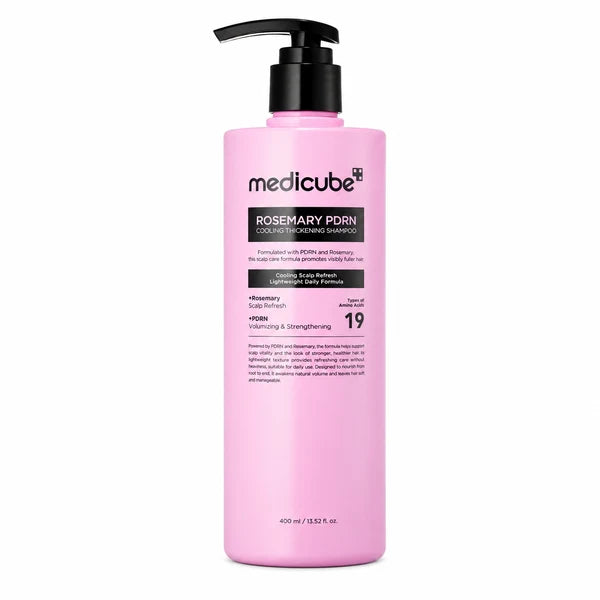 MEDICUBE Rosemary PDRN cooling thickening shampoo 400 ml