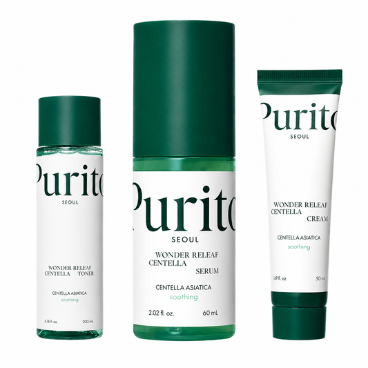 PURITO SEOUL Wonder Releaf Skincare Routine Set