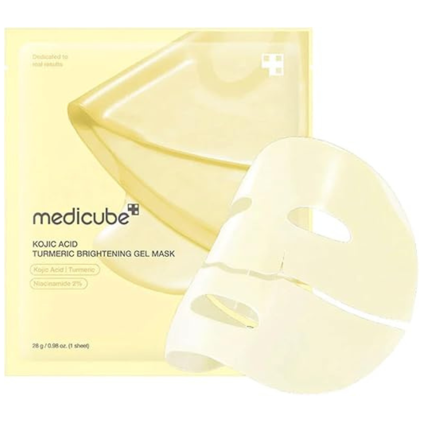 MEDICUBE Kojic Acid Turmeric Brightening Gel Mask - 4 pc 112 g