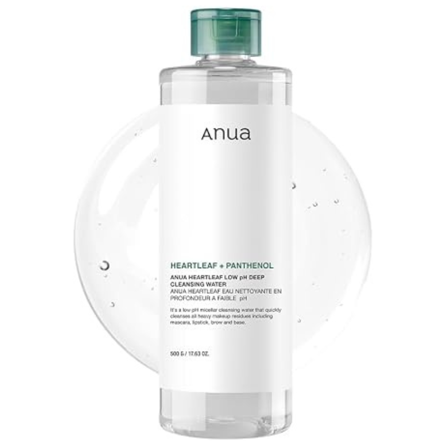 ANUA Heartleaf + Panthenol Low pH deep cleansing water 500 ml