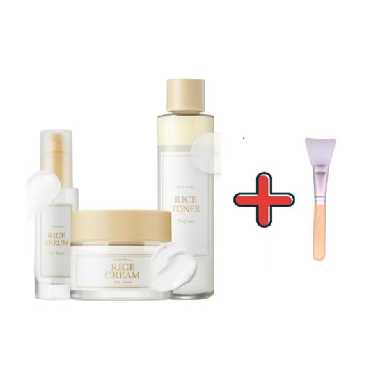 I’M FROM Hydrating Rice Trio Set with with silicon Brush 250 ml