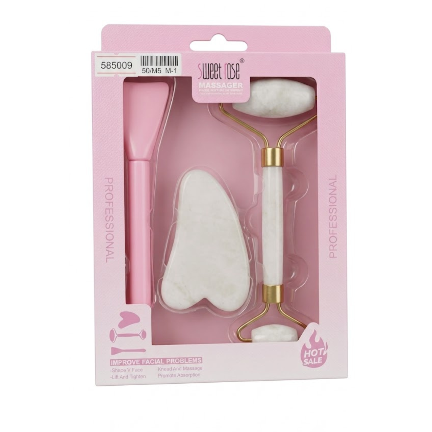 SWEET ROSE Professional 3-Piece Facial Care Kit