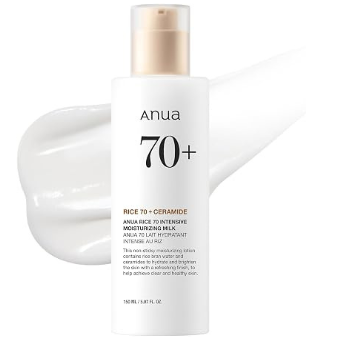 ANUA Rice 70 + Ceramide Intensive Moisturizing Milk 150 ml
