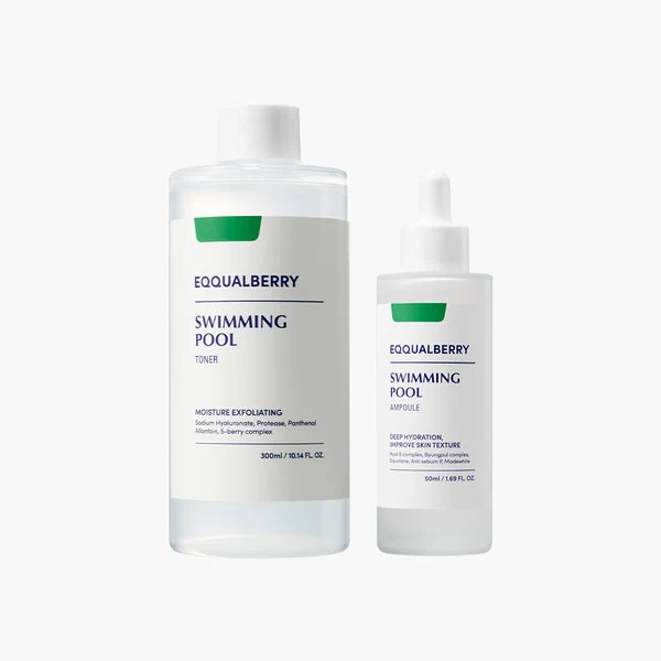 EQQUALBERRY Swimming Pool Duo (Toner + Ampoule)