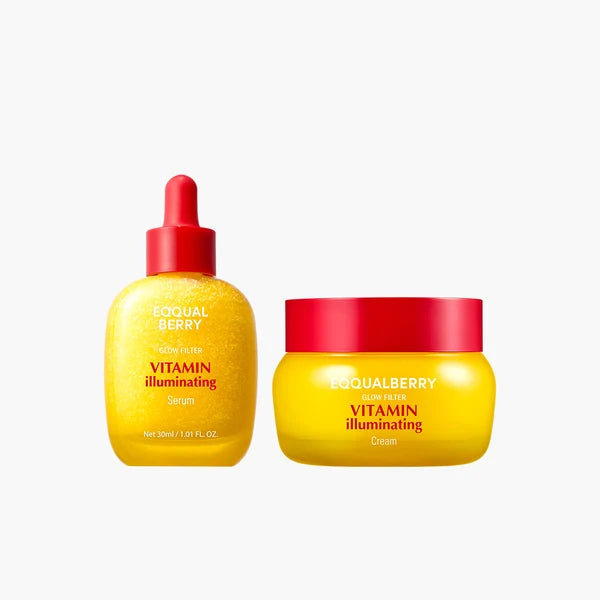EQQUALBERRY Vitamin illuminating Duo (Serum + Cream) 80 ml