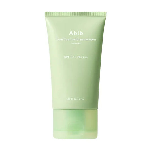 ABIB Heartleaf Mild Sunscreen Relief Tube SPF50+ PA++++ - 50ml
