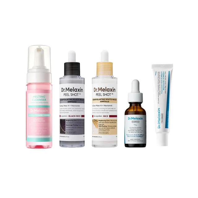 Dr. MELAXIN Bright & Smooth Skincare Bundle Set