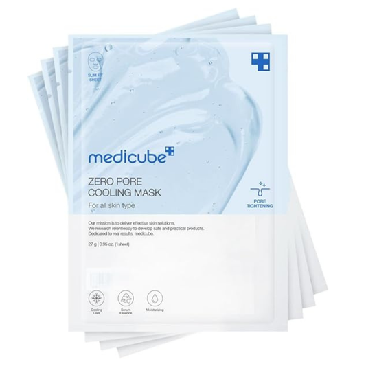 MEDICUBE Zero Pore Cooling Mask - 4 pcs