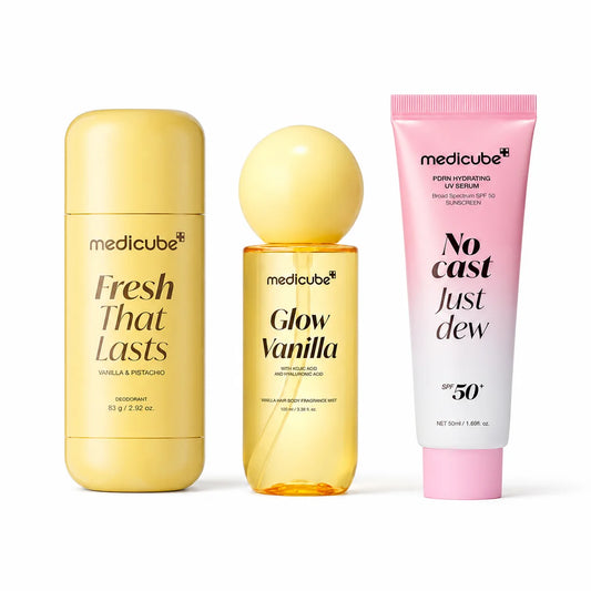 MEDICUBE Vanilla Glow Essentials Bundle of 3 - 240 g